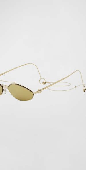 fendi sunglasses rounddhgate|fendi geometric rimless aviator sunglasses.